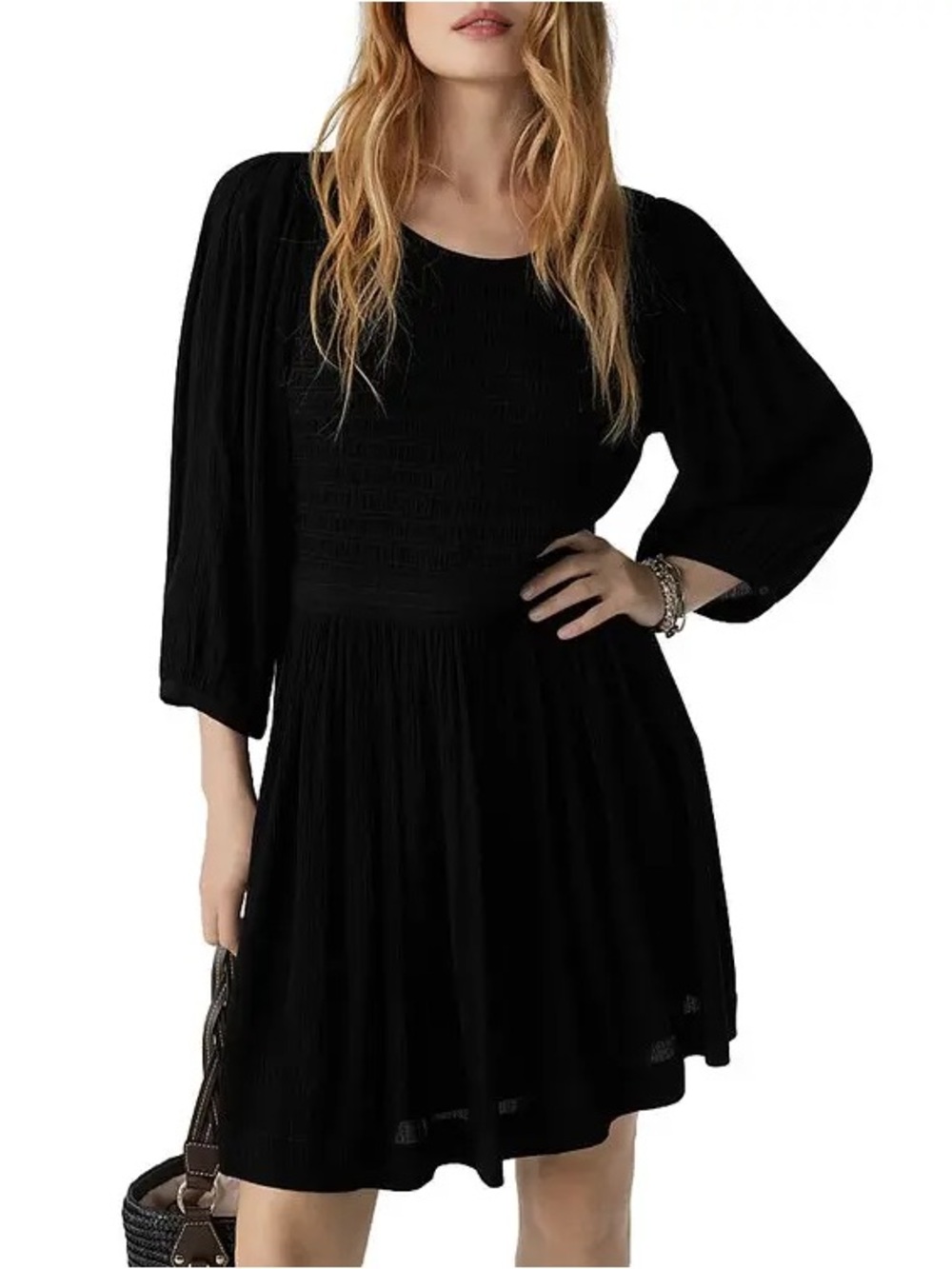 ba&sh Neda black dress. Size XS. Like new condition!